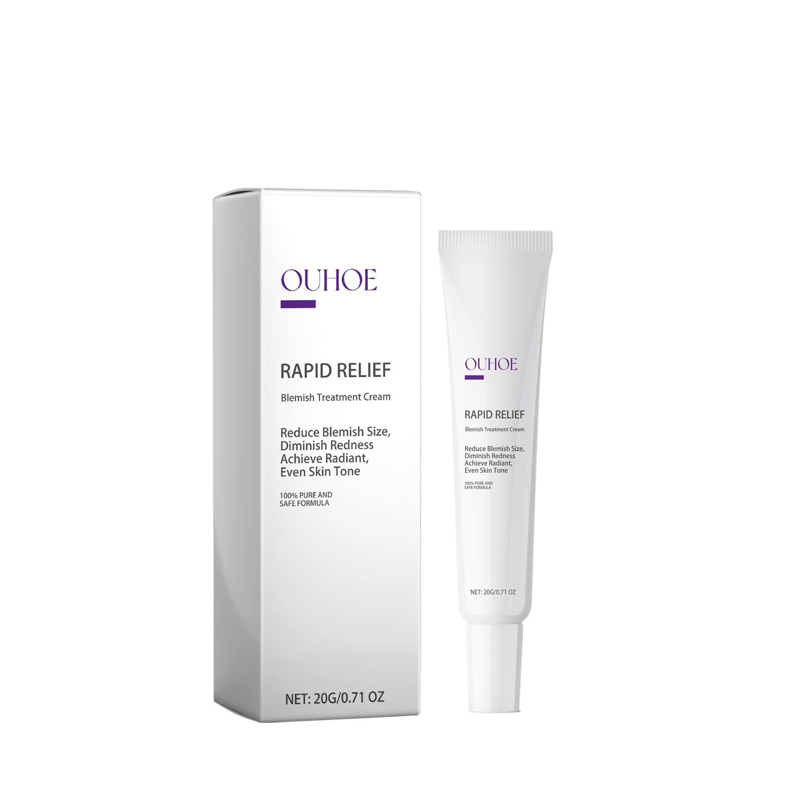 Rapid Relief Blemish Treatment Cream, Repair Dark Spots Dull Moisturizing And Brightening Beauty Cream
