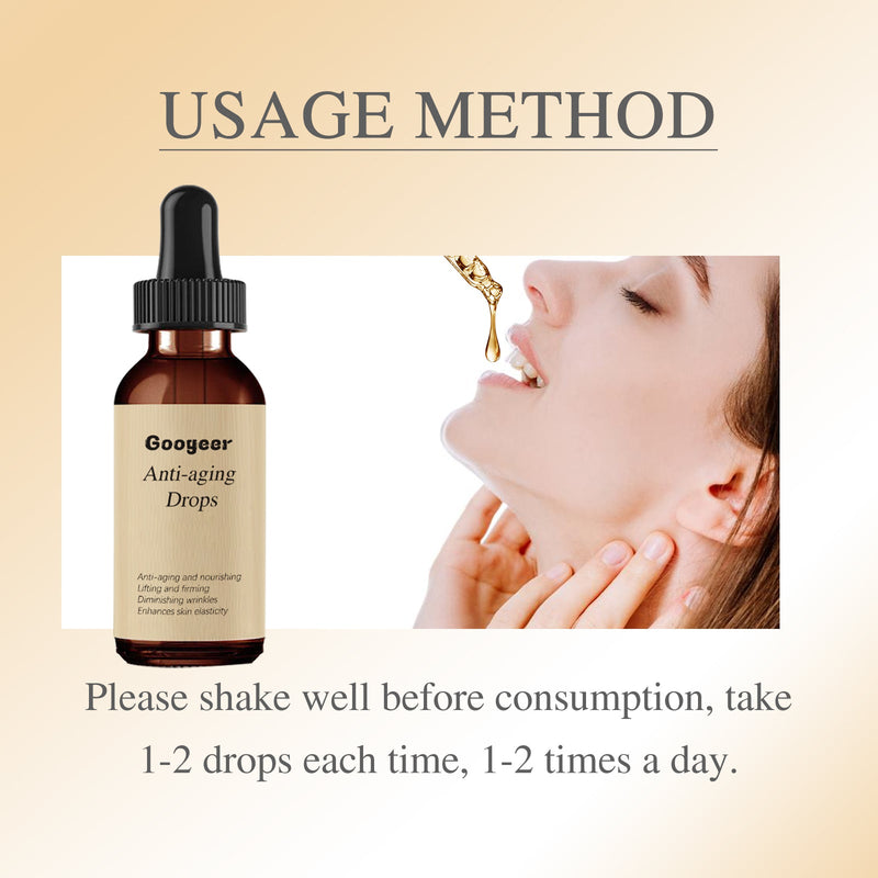 Facial Skin Care Drops, Reduce Fine Lines, Moisturize, Moisturize And Firm The Skin Oral Drops