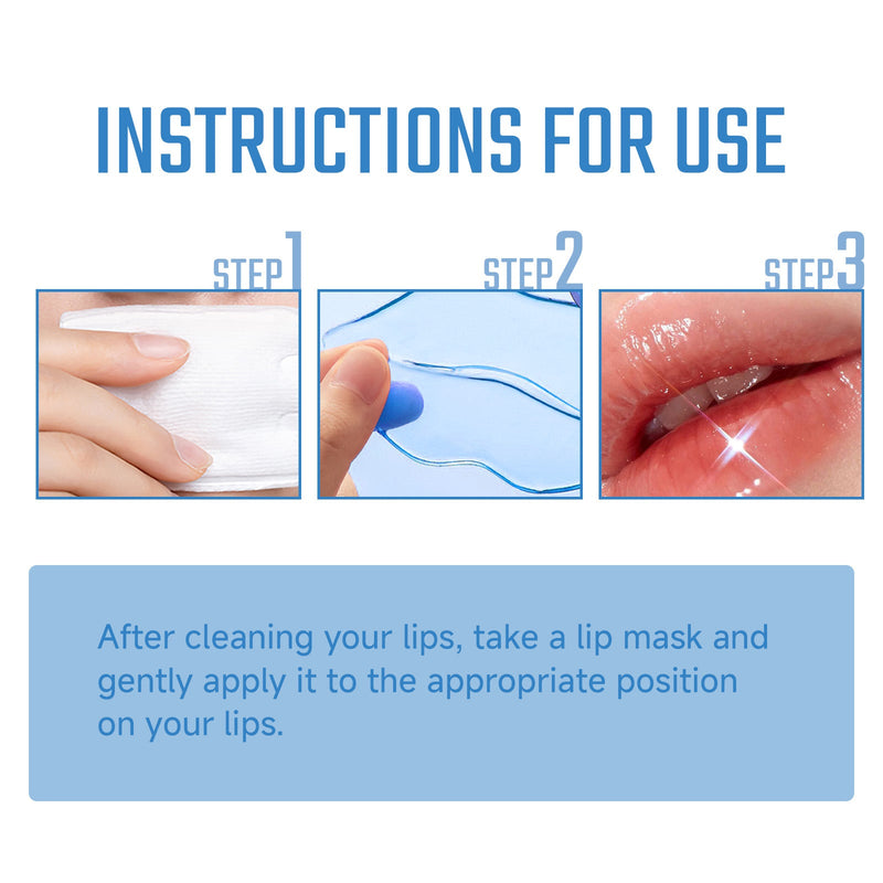 Collagen Lip Mask Fade Lip Lines, Remove Dead Skin, Prevent Dry And Crack, Moisturize And Care Lip Mask
