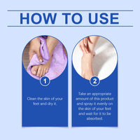 Ximonth Foot Care Spray Soothing Cleansing Daily Foot Hygiene Companion Foot Freshening Spray