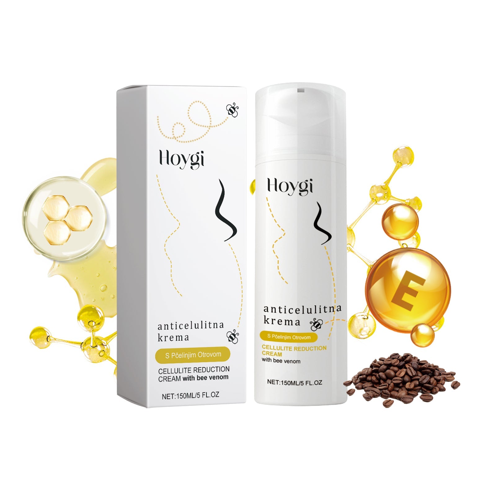 Anticelulitna Krema, Tummy Tightening Leg Muscle Shaping Curves Body Moisturizing Massage Slimming Cream