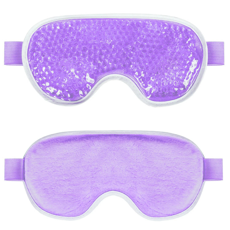 Cooling Eye Mask with Gel Bead Reusable Cold Compress Ice Pack Sleeping Eye Cooling Pads for After Eyelid Surgery Skin Care Tool
