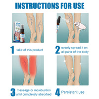 South Moon Leg Care Spray Gently Relieve Leg Discomfort, Blue Veins And Bumps Repair Daily Care