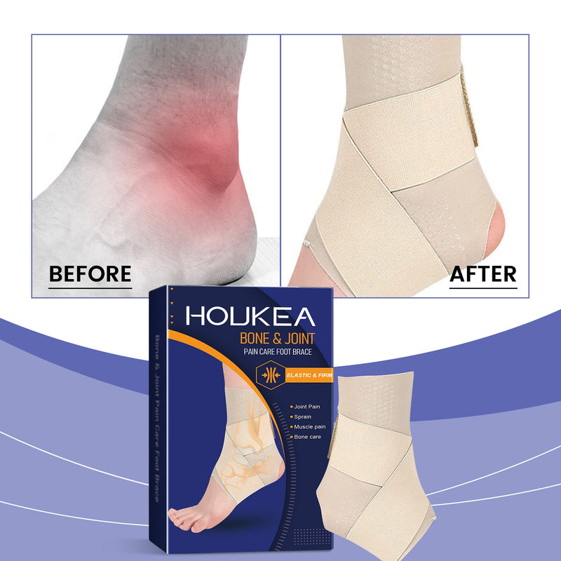 Houkea Foot Braces, Outdoor Running Fitness Foot Care Braces Foot Supports Foot Support Straps