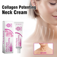 Collagen Potenting Neck Cream, Lighten And Smooth Neck Lines White Lift Firming And Moisturizing Neck Cream