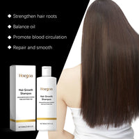 Hoegoa Rice Shampoo Scalp Cleansing Nourish Hair Repair Hair Follicles Smooth Hair Shampoo