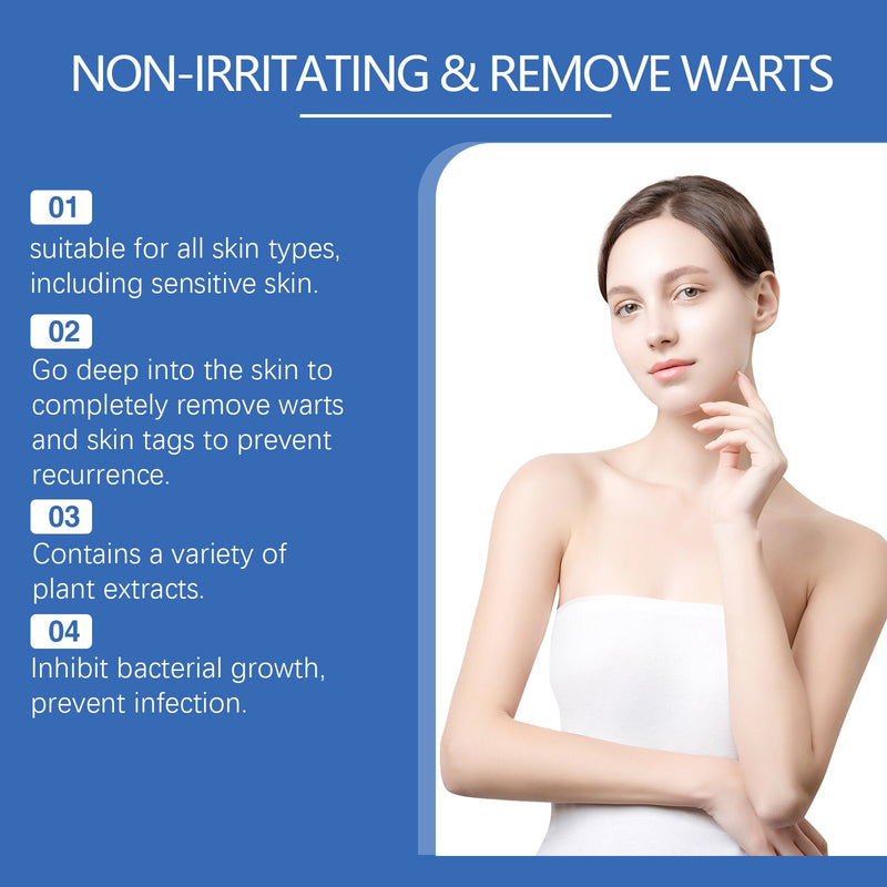 Wart Treatment Liquid Lightened Skin Flesh Spots Moisturizing Repair Smooth Skin Wart Treatment Liquid