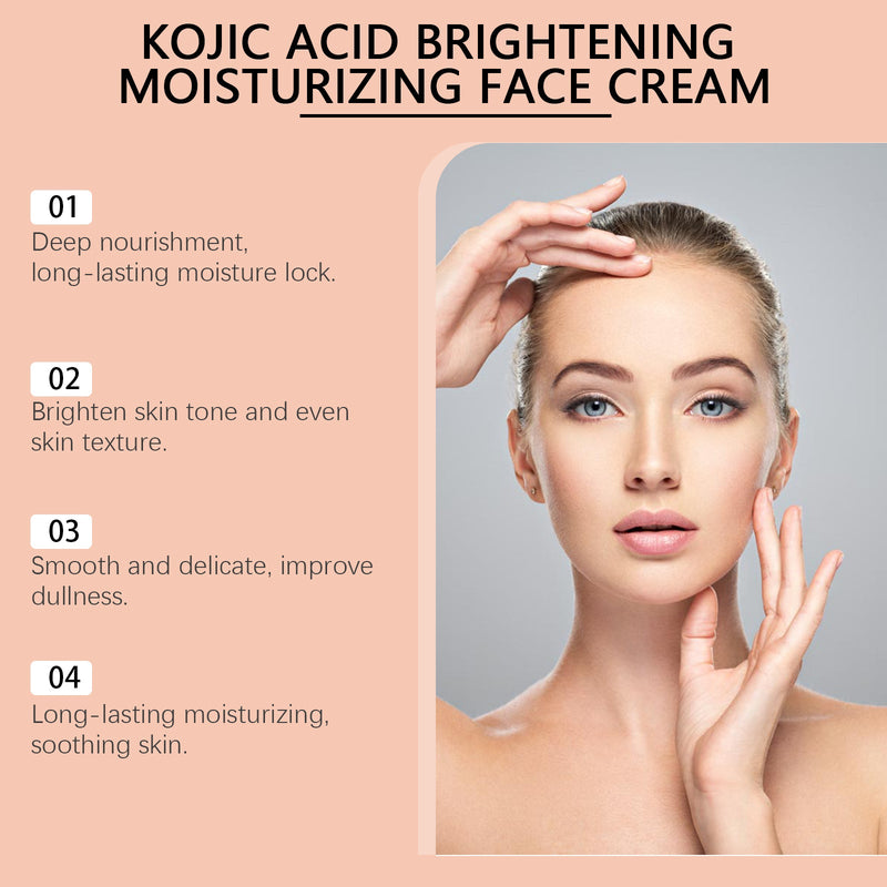 West Month Moisturizing Face Cream - Gentle Brightening Skin Care