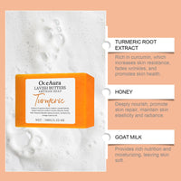 Turmeric Skin Care Soap, Clean And Moisturize The Body Skin Translucent And Smooth Bath Fragrance Skin Care Soap