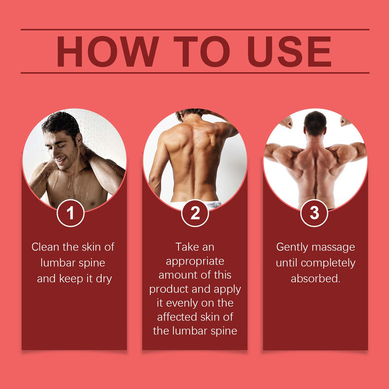 Ximonth Lumbar Body Serum Relieves Pain In Joints, Hands, Legs And Bones
