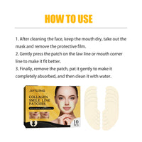 Collagen Smile Line Patch, Firming Smile Line And Smoothing Wrinkles Collagen Facial Patch