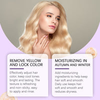 Nourishing Purple Conditioner Hair Care Soft Shine Improve Dry Hair Color Long Lasting Conditioner