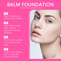 zephoco Moisturizing Foundation, Light, Moisturizing And Moisturizing Skin, Concealer Clear Oil And Dry Skin
