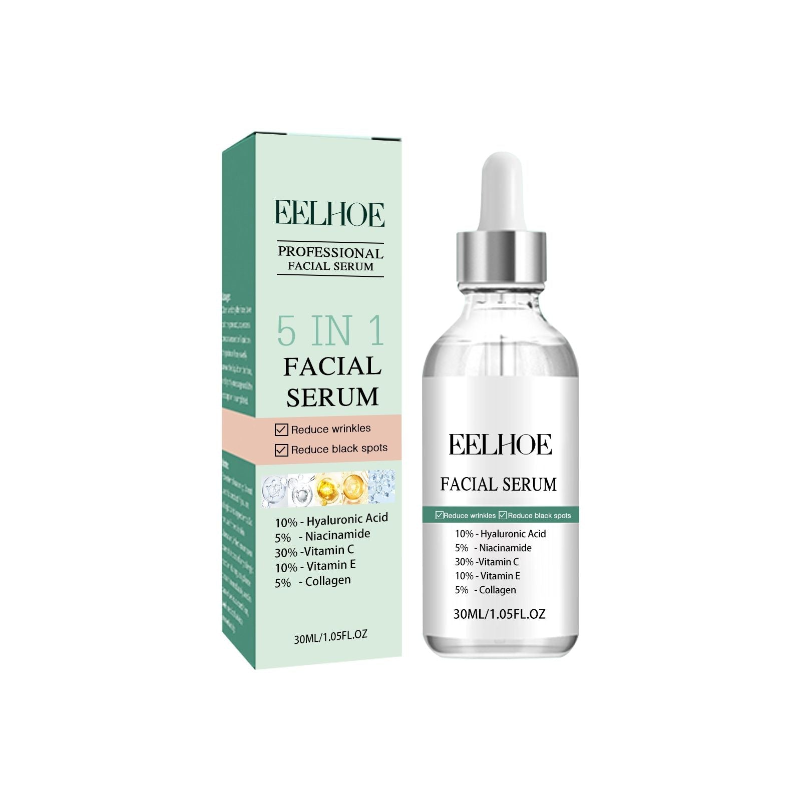 5 In 1 Facial Firming Serum, Lighten Wrinkles And Firming Face Anti-Wrinkle Serum