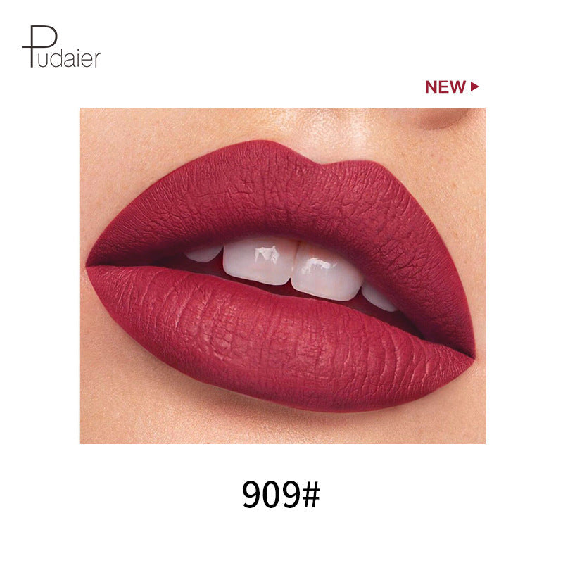 Pudaier 18 Color Mini Capsule Lip Glaze Velvet Fog Color Non-Stick Cup Smooth Matte