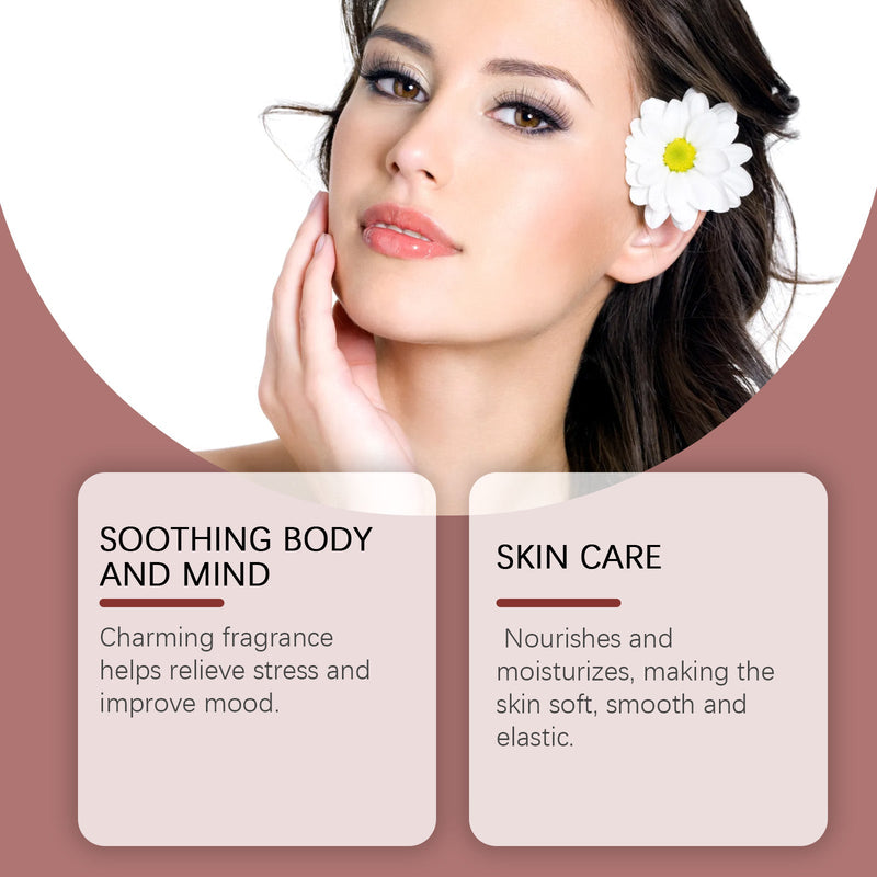 OUHOE Fragrance Essential Oil, Portable Cologne Elegant Natural Fresh Fragrance Fragrance Exudes Niche Fragrance Flower Essential Oil