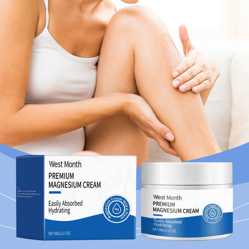 Sleep Magnesium Cream, Body Moisturizing And Refreshing Lavender Fragrance Care Sleep Body Lotion