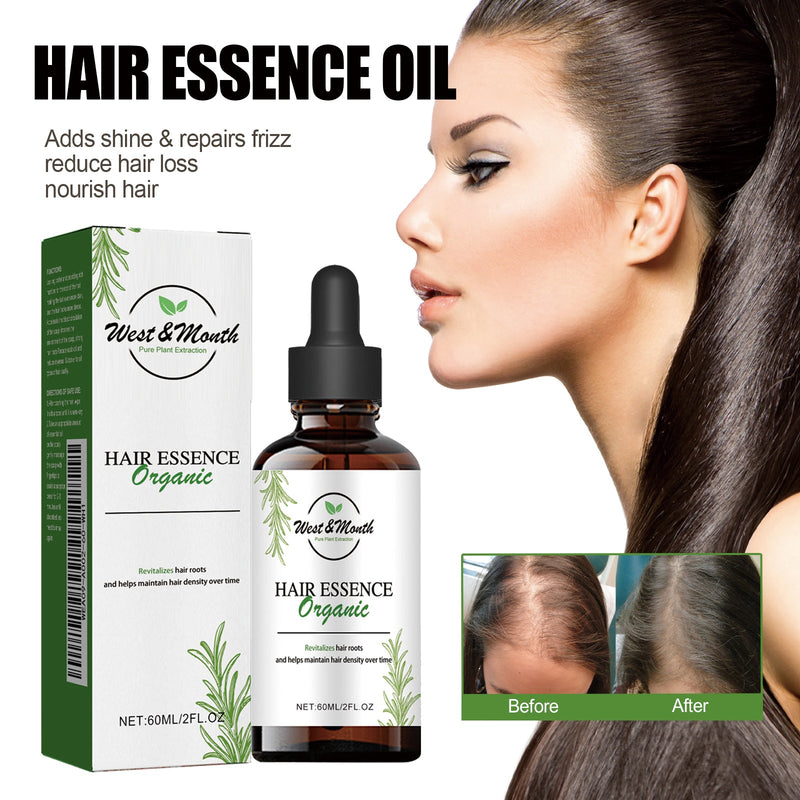 West&Month Hair Care Essential Oil Moisturizes And Protects Dry Hair, Moisturizes And Softens Hair Care Essential Oil