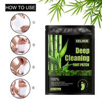 EELHOE Natural Foot Pads, Relieves Body Stress And Improves Sleep Deep Cleaning Foot Patch