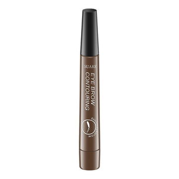 SUAKE has distinct roots and four pronged wild water eyebrow pen, which is long-lasting, non dizzy, waterproof, anti sweat, and
