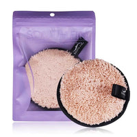 1PC Soft Microfiber Makeup Remover Towel Face Cleaner Plush Puff Reusable Cleansing Cloth Pads Foundation Face Skin Care Tools