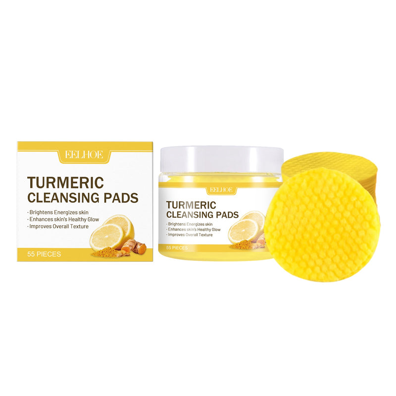 EELHOE Ginger And Lemon Makeup Remover Cleansing Pad, Facial Makeup Gentle Clean Makeup, Care For Skin Without Tight