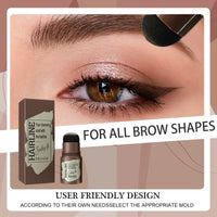 EELHOE Hairline Brow Print Brow Cake Hairline Brow Print Natural Lazy Eyebrows Quick Makeup Brow Print