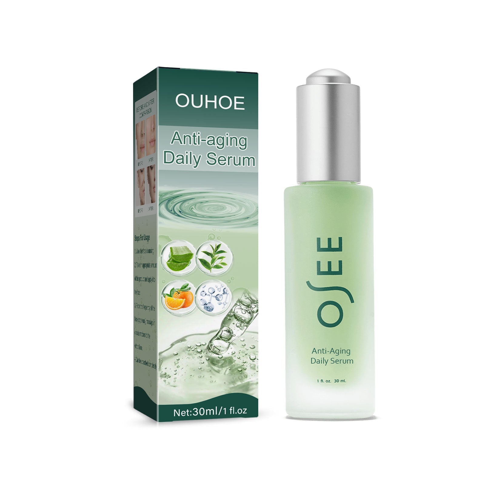 Deep Anti-Wrinkle Essence Reduces Fine Lines Around The Eyes And Moisturizes Lines, Firming, Tenderizing And Brightening Skin