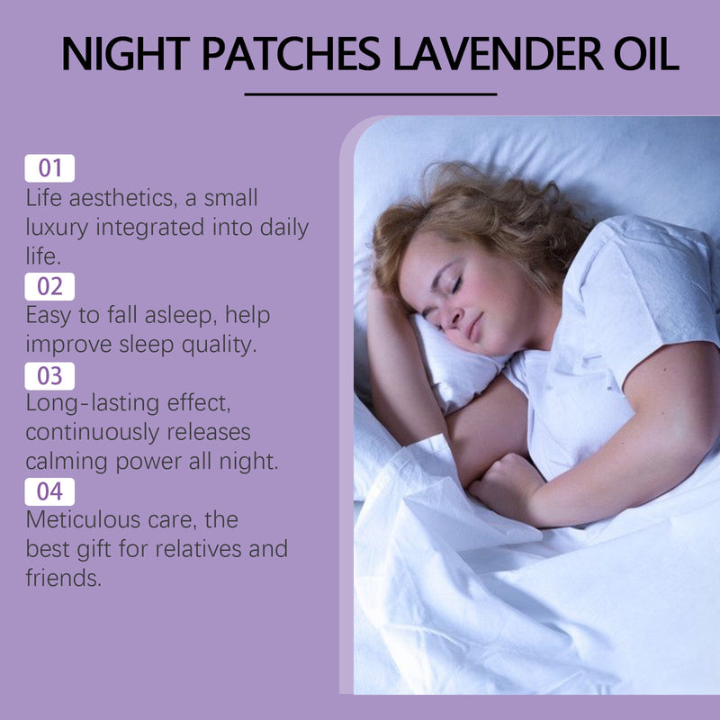 Lavender Scented Sleep Patch Fragrant Lavender Enjoy The Night Atmosphere Gentle Fragrant Care Patch