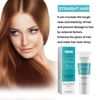 Straightening Hair Cream, Repair Damaged Dry Split Hair Smoothing Straightening Mask