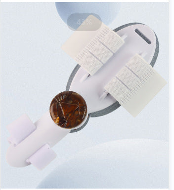 Brown and white ribbon style (1 piece)