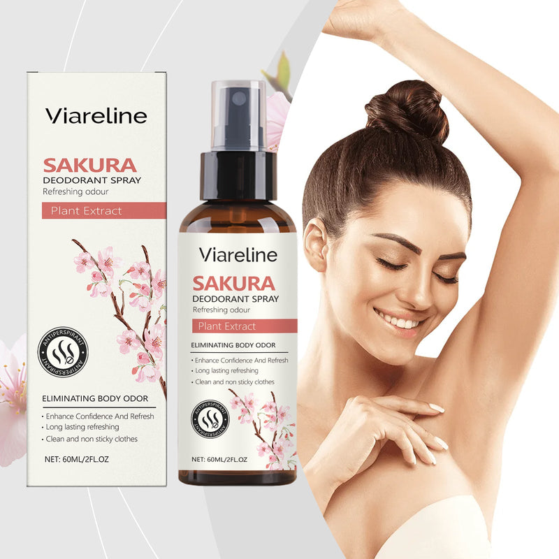 Viareline Cherry Blossom Fresh Spray To Remove Smell Fresh Fragrance Natural Fresh Lasting Fragrance Portable