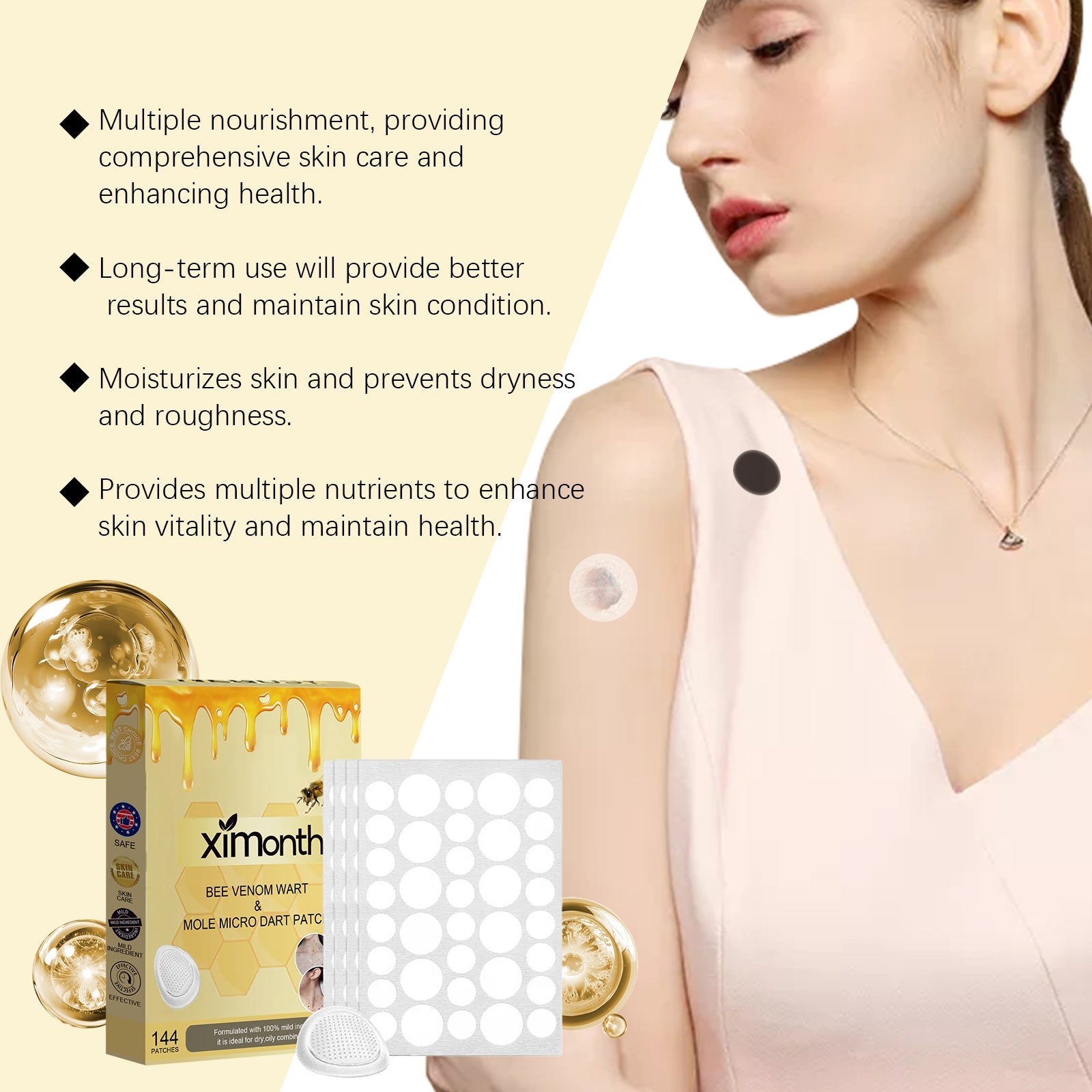 Skin Cleanser Gently Repairs Bumps And Supple Skin With Portable Care Patch