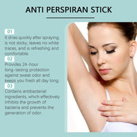 Stay Stick Summer Sweat Odor Clean Fresh Aroma Mild Ingredient Care Stick