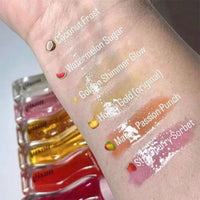 Hydrating Lip Oil Gloss Honey Gold 6-in-1 Moisturizing Lip Care