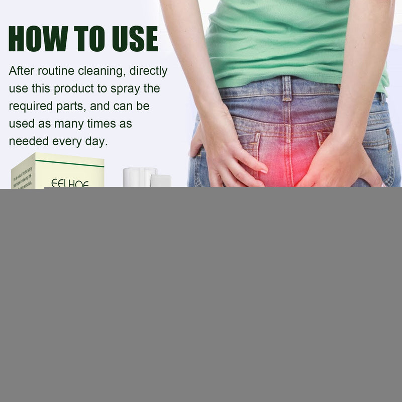 EELHOE Anal Relief Spray, Hemorrhoidal Balm Eliminates Hemorrhoids Body Care Swelling Hemorrhoidal Spray To Relieve Itching And Soothe