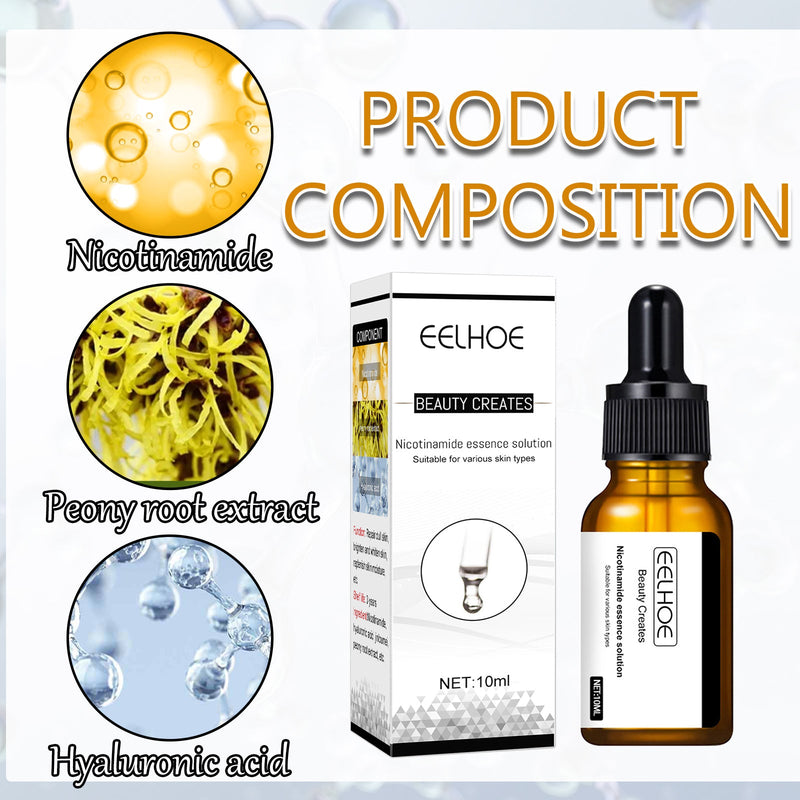 Shrink Pore And Brighten Skin Essence, Moisturize And Lighten Spots Shrink Pores Nicotinamide Original Solution Essence