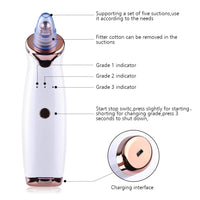 Blackhead Remover Skin Care Pore Vacuum Acne Pimple Removal Vacuum Suction Tool