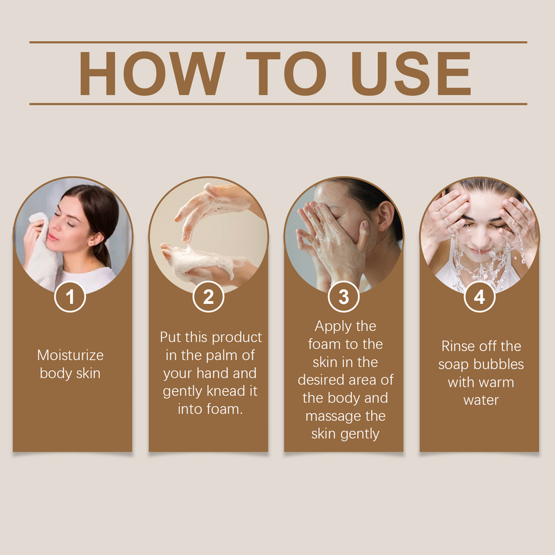 Coffee Cleansing Soap, Coffee Essence Gently Cleans, Nourishes, Moisturizes And Brightens The Skin