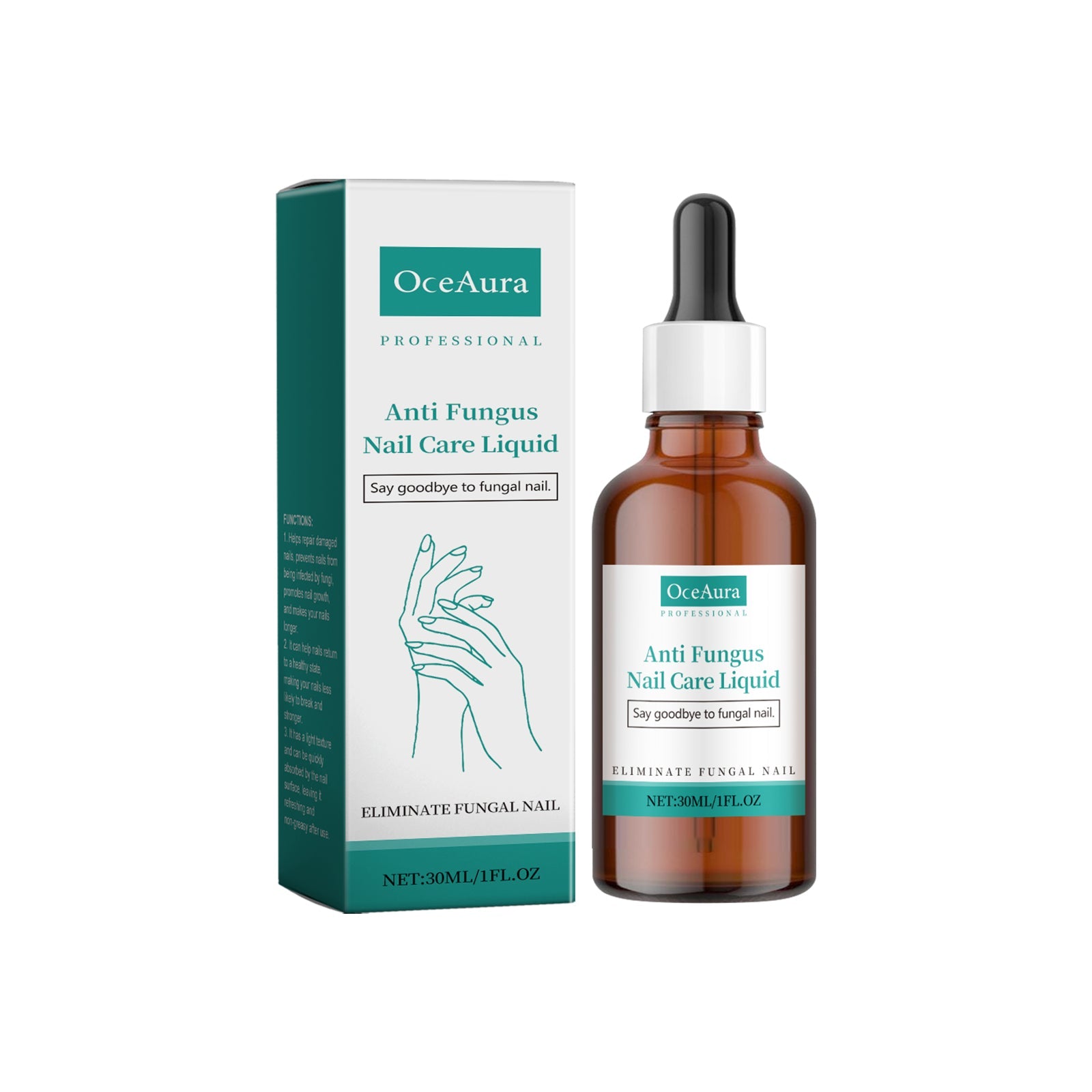 OceAura Nail Repair Oil Gently Cleans, Pampers And Nourishes Nails Daily
