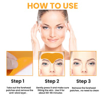 EELHOE Forehead Wrinkle Patch, Lifts Lightens And Smooths Forehead Wrinkles Facial Skin Forehead Patch