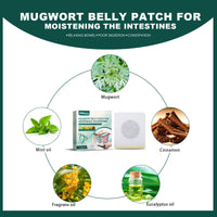 South Moon Mugwort Belly Patch For Moistening The Intestines, Gastrointestinal care slimming body shaping herbs navel paste