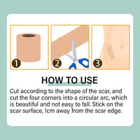 South moon Birthmark Skin Tone Concealer, Cover Body Scars Tattoo Spots Waterproof Color Masking Tape