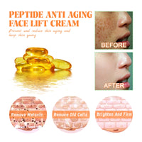 Vitamin C Anti Aging Face Lift Cream, Hydrating Firming Smooth Skin Moisturizing Contractive Pore Facial Cream