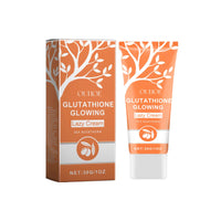 OUHOE Glutathione Glowing Lazy Cream, Fade Fine Lines Moisturizing And Brightening Concealer Long-Lasting Natural No Fake White Slacker Cream