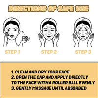 Ginseng Anti-Aging Roller, Moisturizing And Smoothing Fine Lines And Crow's Feet Skin Firming And Anti-Wrinkle Essence