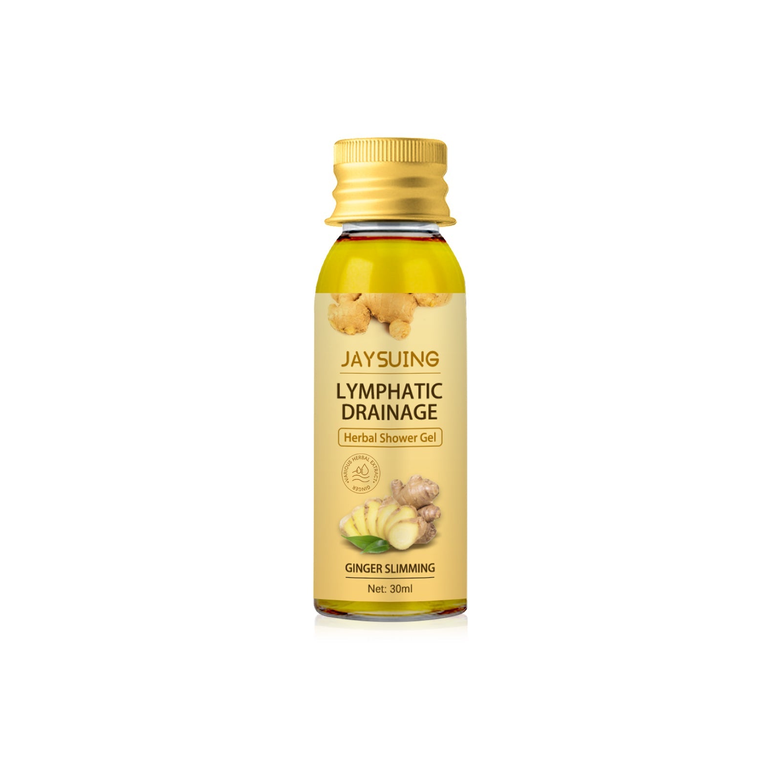 Ginger Body Shaping Shower Gel Dregs Slimming Body And Tightens Waist Lymph Lazy People Clean And Moist Skin