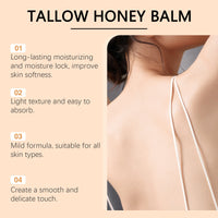 Wiyun The Beef Tallow Honey Moisturizing Cream Is A Gentle, Hydrating, Refreshing, Non-Sticky And Smooth Skin Moisturizing Cream