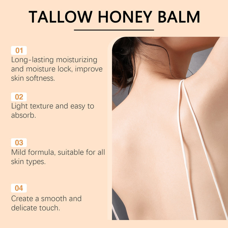 Wiyun The Beef Tallow Honey Moisturizing Cream Is A Gentle, Hydrating, Refreshing, Non-Sticky And Smooth Skin Moisturizing Cream