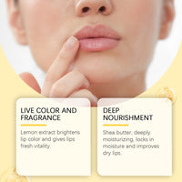 Lemon and Ginger Lip Balm Moisturize and Moisturize with Lemon and Prevent dry and cracking Nourishing Lip Balm